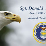 Air Force Seal Keychain Urn