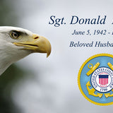 Coast Guard Seal Keychain Urn