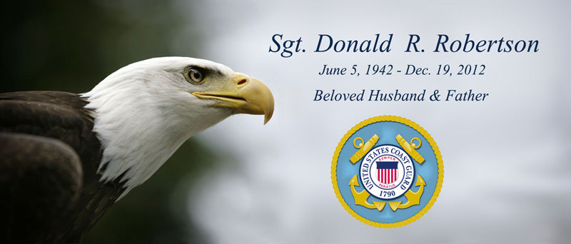 Coast Guard Seal Keychain Urn