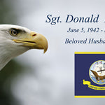 Navy Flag Keychain Urn