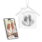 2D Crystal Photo House Ornament - Engraving Option
