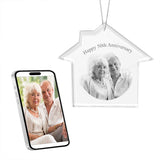 2D Crystal Photo House Ornament - Engraving Option
