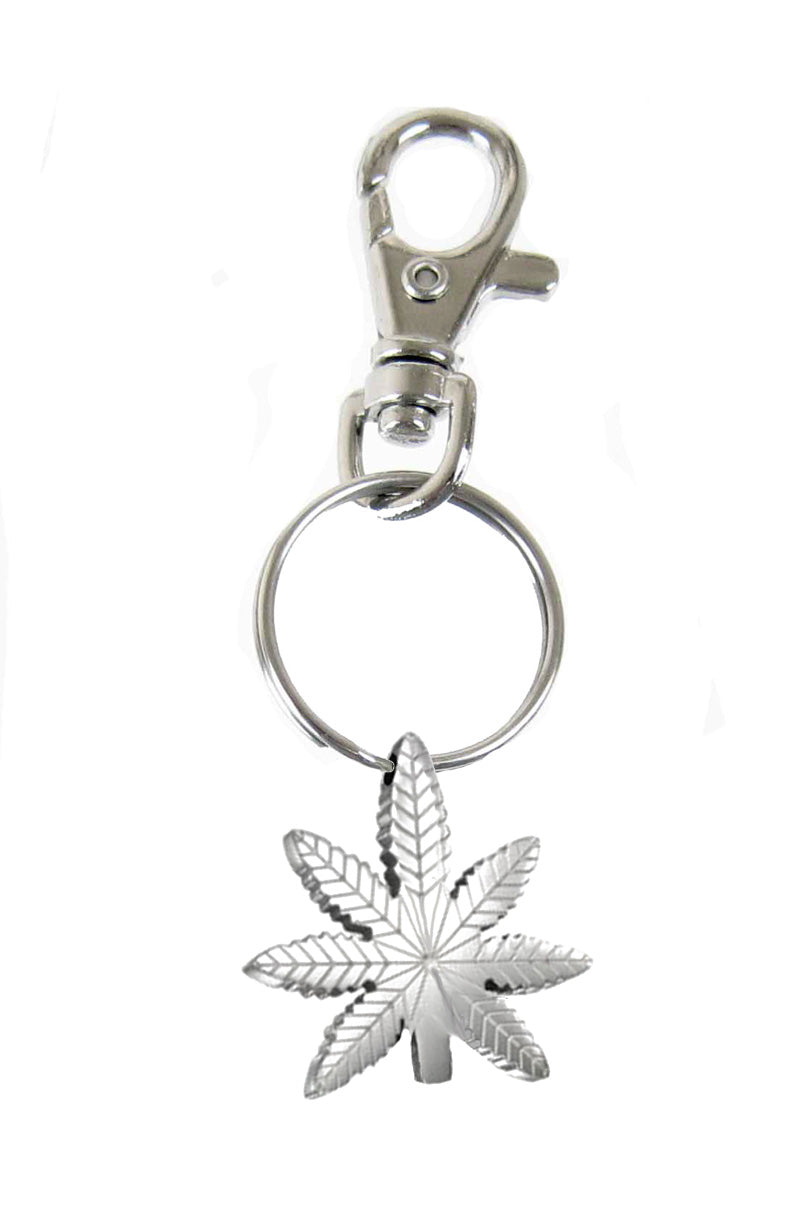 Custom Marijuana Leaf Keychain Keepsake Urn