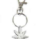 Custom Marijuana Leaf Keychain Keepsake Urn