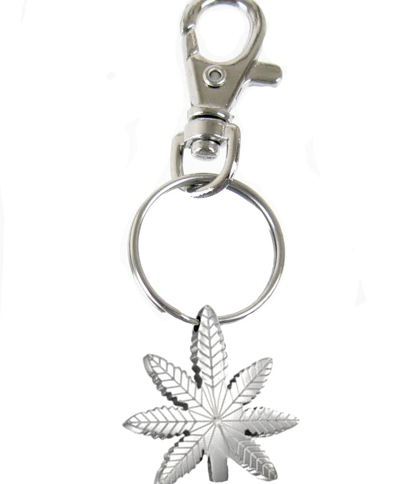 Custom Marijuana Leaf Keychain Keepsake Urn