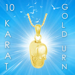 Baby Bootie 10KT or 14KT Gold Cremation Jewelry Urn - SHIPS NOW