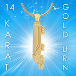 Truck Driver 10KT or 14KT Gold Cremation Trucker Jewelry Urn - ORDER NOW