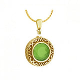 Peridot 10KT Gold Cremation Jewelry Urn - ORDER NOW