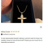 Claddagh Cross 10KT or 14KT Gold Cremation Jewelry Urn - ORDER NOW