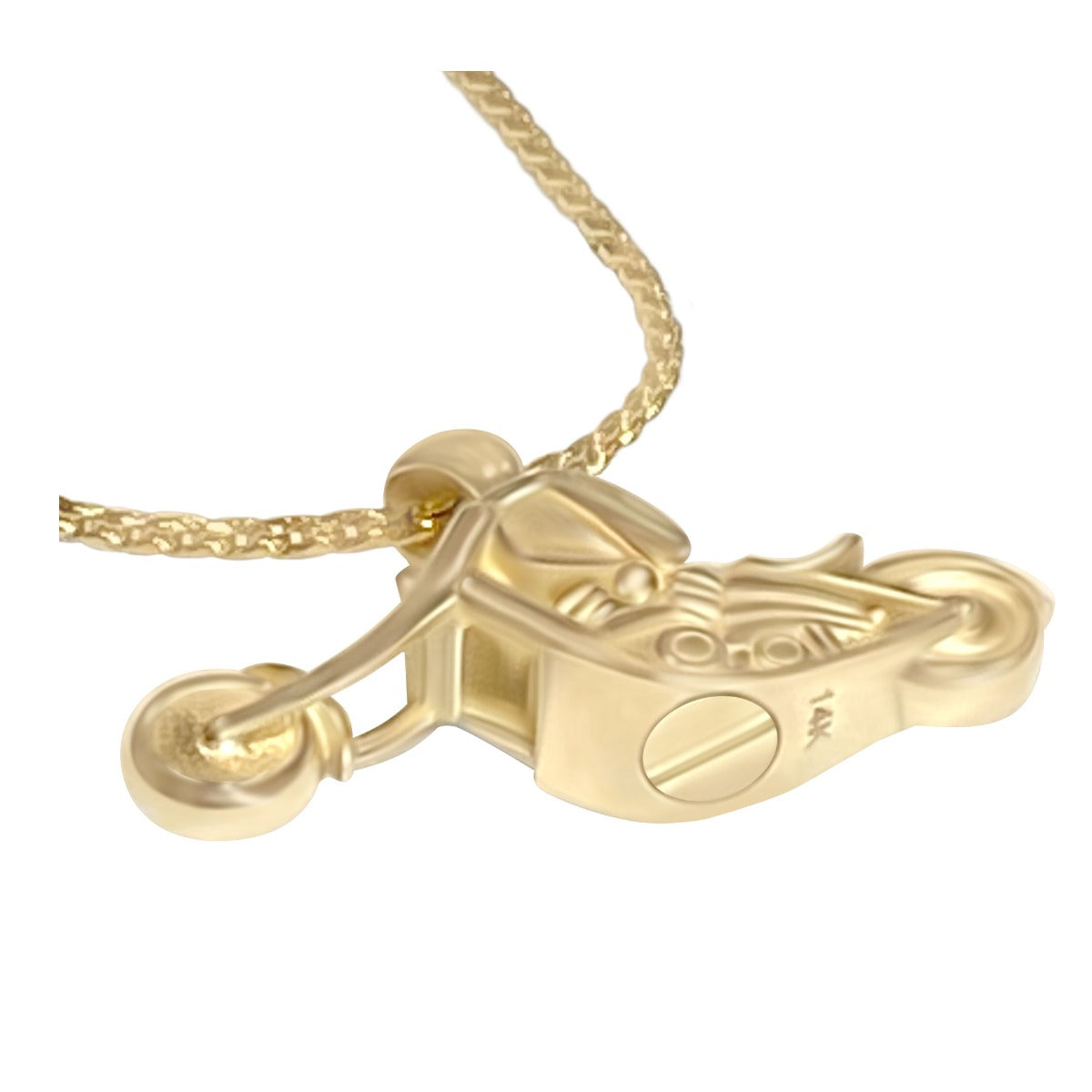 Motorcycle 10KT or 14KT Gold Cremation Jewelry Urn - ORDER NOW
