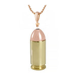 Rose Gold 10KT Bullet Cremation Jewelry Urn - ORDER NOW