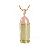 Rose Gold 10KT Bullet Cremation Jewelry Urn - ORDER NOW