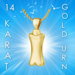 Dog Bone 10KT or 14KT Gold Cremation Jewelry Urn - SHIPS NOW