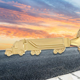 Truck Driver 10KT or 14KT Gold Cremation Trucker Jewelry Urn - ORDER NOW