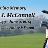 18 Holes Golf Keychain Urn Engraved