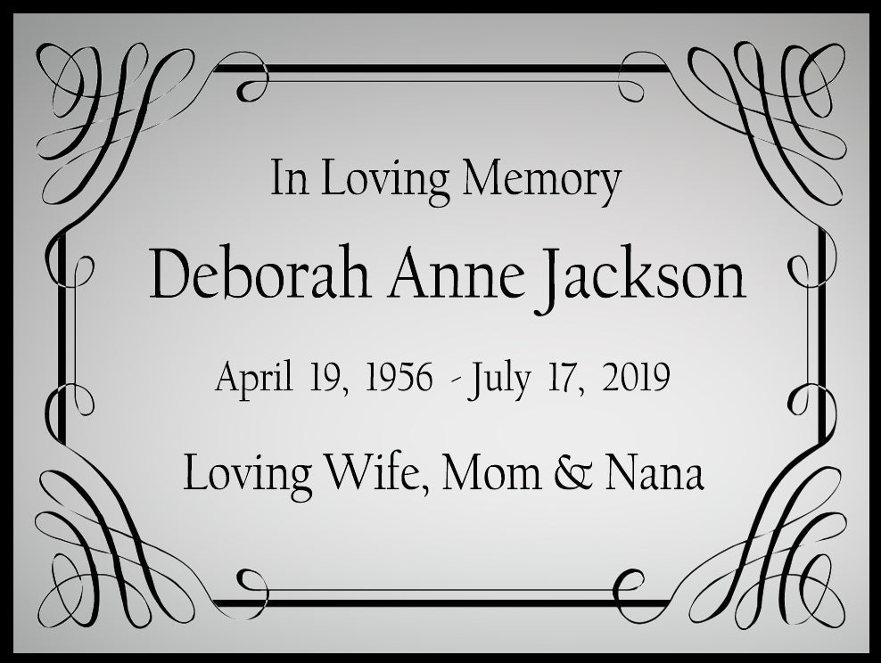 Colorful Name Plates For Cremation Urns