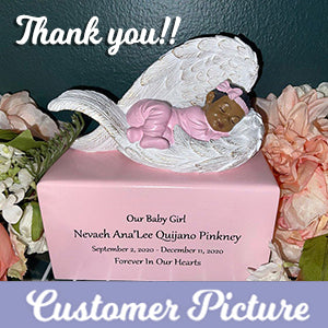 Child Girl Protective Angel Wings Urn