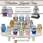 Cowboy or Cowgirl Mini Keepsake Urn - Love Charms® Option
