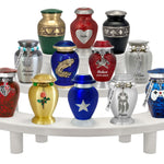 Sister, Brother or Friend Red Memorial Heart Mini Keepsake Urn