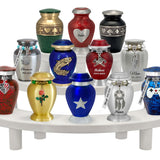 Sister, Brother or Friend Red Memorial Heart Mini Keepsake Urn
