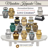 Running Wolf Brass Mini Keepsake Urn