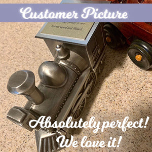 Train Pewter Keepsake Urn - In The Light Urns