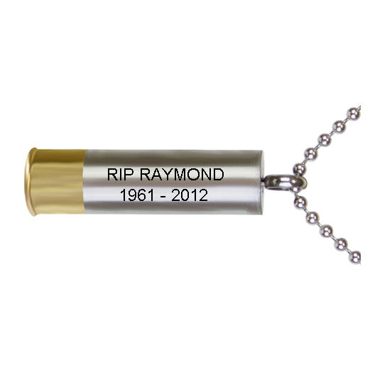 Shotgun Shell Pendant Keepsake Urn 