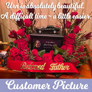 Sports Car Redwood Adult or Medium Urn
