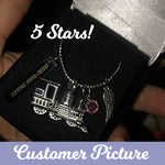 Train Stainless Pendant Urn - Love Charms™ Option