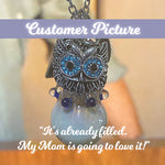 Owl Moon Cremation Jewelry Urn - Love Charms® Option