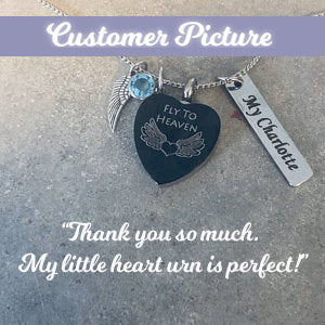 Fly To Heaven Ash Pendant - Love Charms™ Option