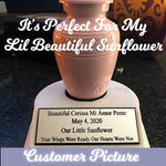 Pink Preemie Urn - Free Engraved Stand