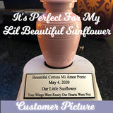 Pink Preemie Urn - Free Engraved Stand
