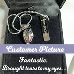 Football Cremation Jewelry Urn - Love Charms™ Option