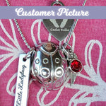 Ladybug Ash Pendant Urn - Love Charms™ Option