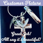 Cross Of Love Pendant Urn - Love Charms™ Option