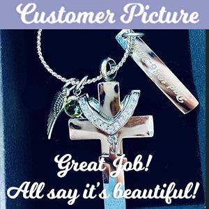Cross Of Love Pendant Urn - Love Charms™ Option