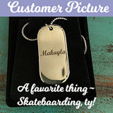 Skateboard Pendant Ash Urn - Love Charms™ Option 