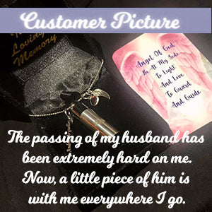 Semi Truck Cylinder Pendant Urn - Love Charms™ Option