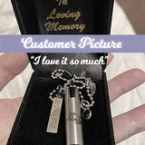 Semi Truck Cylinder Pendant Urn - Love Charms™ Option