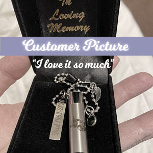 Semi Truck Cylinder Pendant Urn - Love Charms™ Option