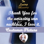 Color Photo Pendant Heart Jewelry Urn - Love Charms® Option 