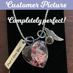 Color Photo Pendant Heart Jewelry Urn - Love Charms® Option 