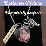 Color Photo Pendant Heart Jewelry Urn - Love Charms® Option 