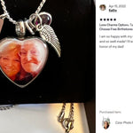 Color Photo Pendant Heart Jewelry Urn - Love Charms® Option 