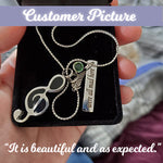 Music Note Pendant Urn - Love Charms™ Option