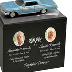 Race Track Companion Cremation Urn & 1962 Chevrolet Impala SS Décor - With Photos
