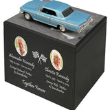Race Track Companion Cremation Urn & 1962 Chevrolet Impala SS Décor - With Photos