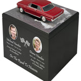 Race Track Companion Cremation Urn & 1964 Chevy Nova SS Décor - With Photos