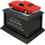Car Race Track Wood Adult Cremation Urn & Muscle Car Home Décor
